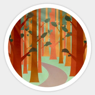 Landscape Forest Sticker